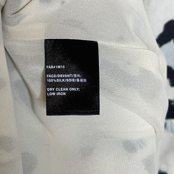 Lafayette 148 New York Amanda Silk Animal Print Short Sleeve Flare Dress Size 2 - Picture 5 of 8